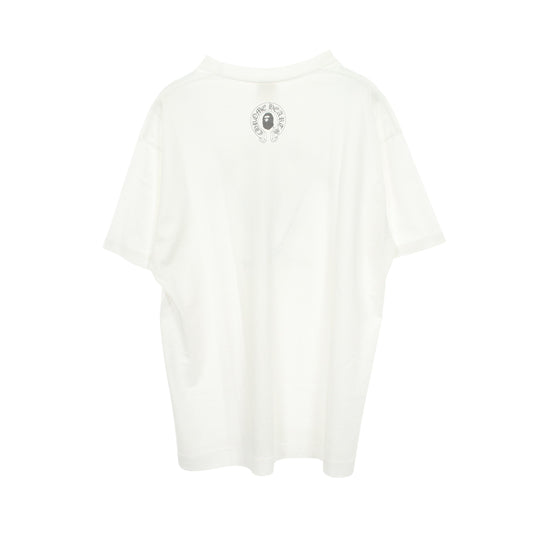 Chrome Hearts × A BATHING APE 半袖Tシャツ コットン ホワイト クロムハーツ