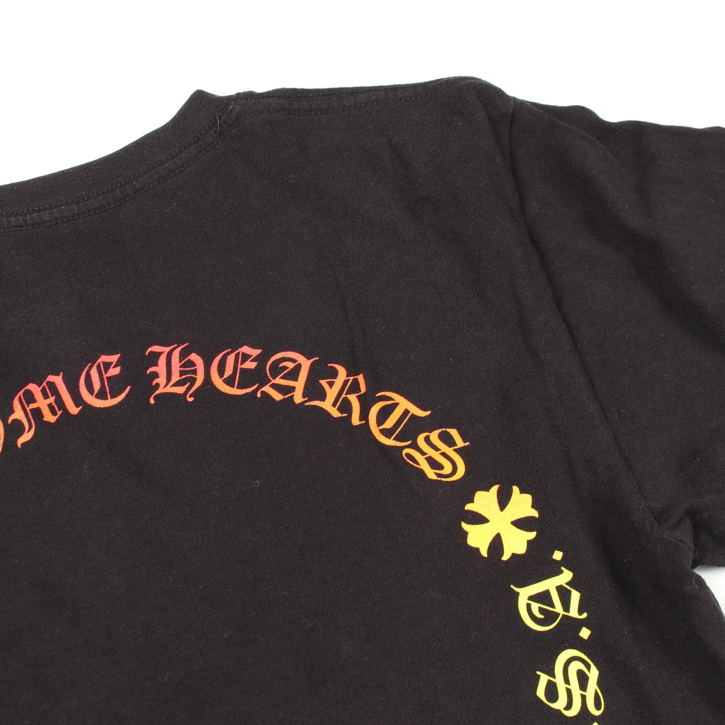ホースシュー サークルグラデーション 半袖Tシャツ コットン ブラック クロムハーツ
