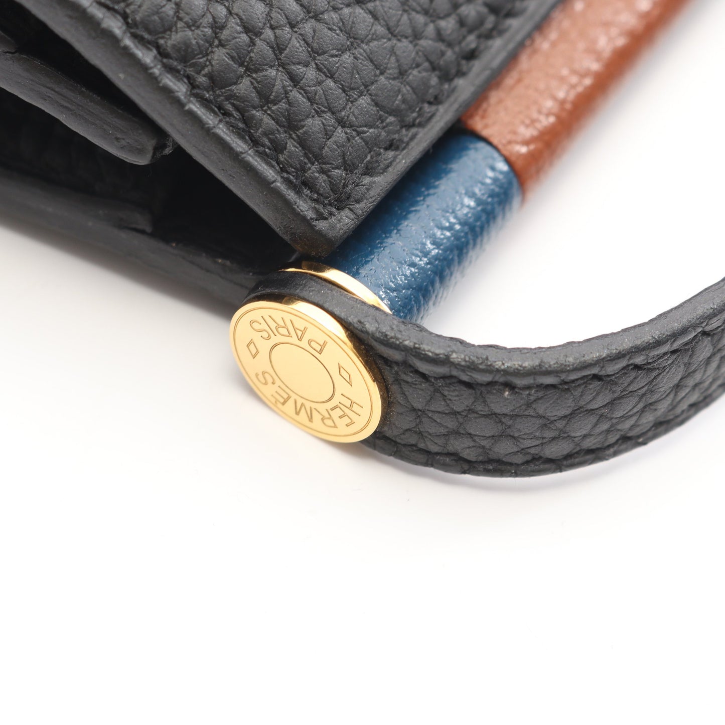 ソー エルメス25 ショルダーバッグ トゴ シェーブル ブラック ゴールド金具 D刻印 エルメス バッグ HERMES