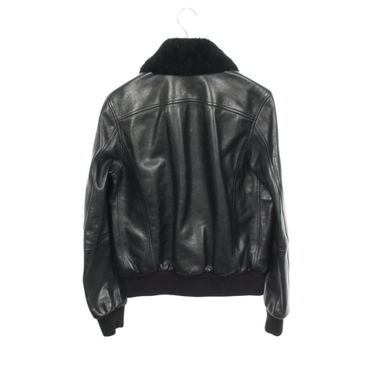 ジャケット レザー レーヨン コットン ブラック トムフォード
