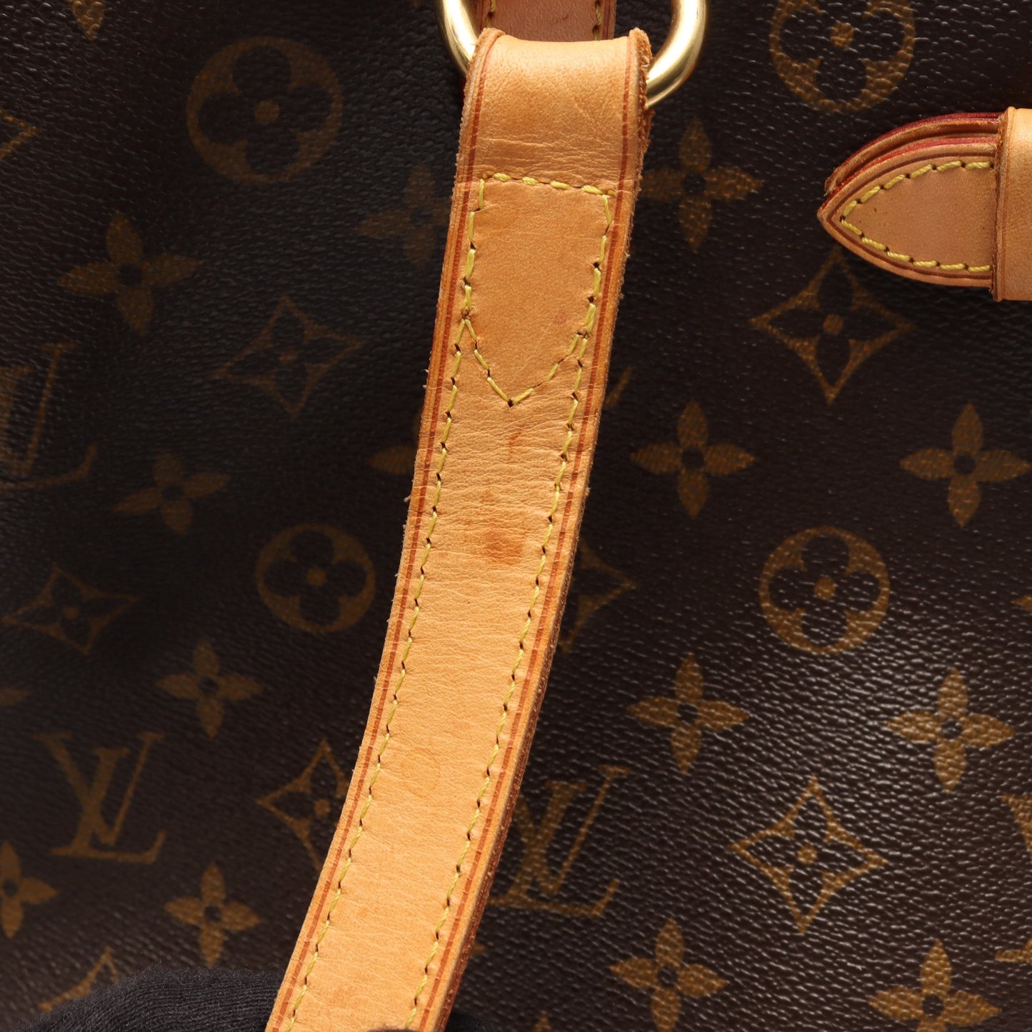 バティニョール オリゾンタル モノグラム ショルダーバッグ PVC レザー ブラウン ルイヴィトン バッグ LOUIS VUITTON
