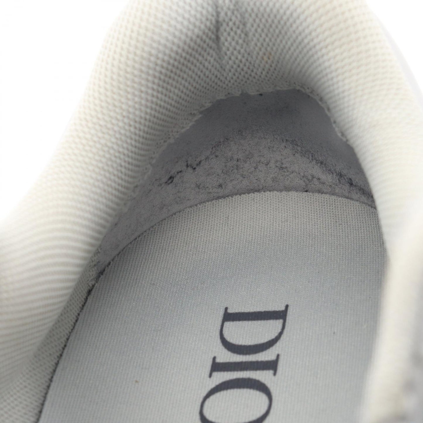 B25 ランナー オブリーク スニーカー レザー キャンバス グレー オフホワイト ディオール シューズ DIOR