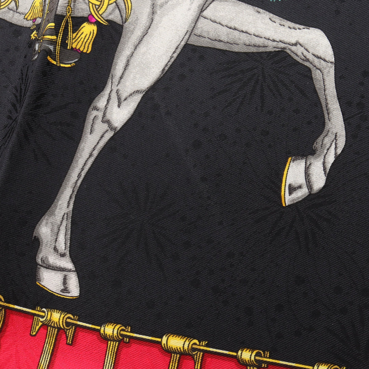 カレ90 FEUX D’ARTIFICE スカーフ シルク ブラック マルチカラー エルメス 財布・小物 HERMES