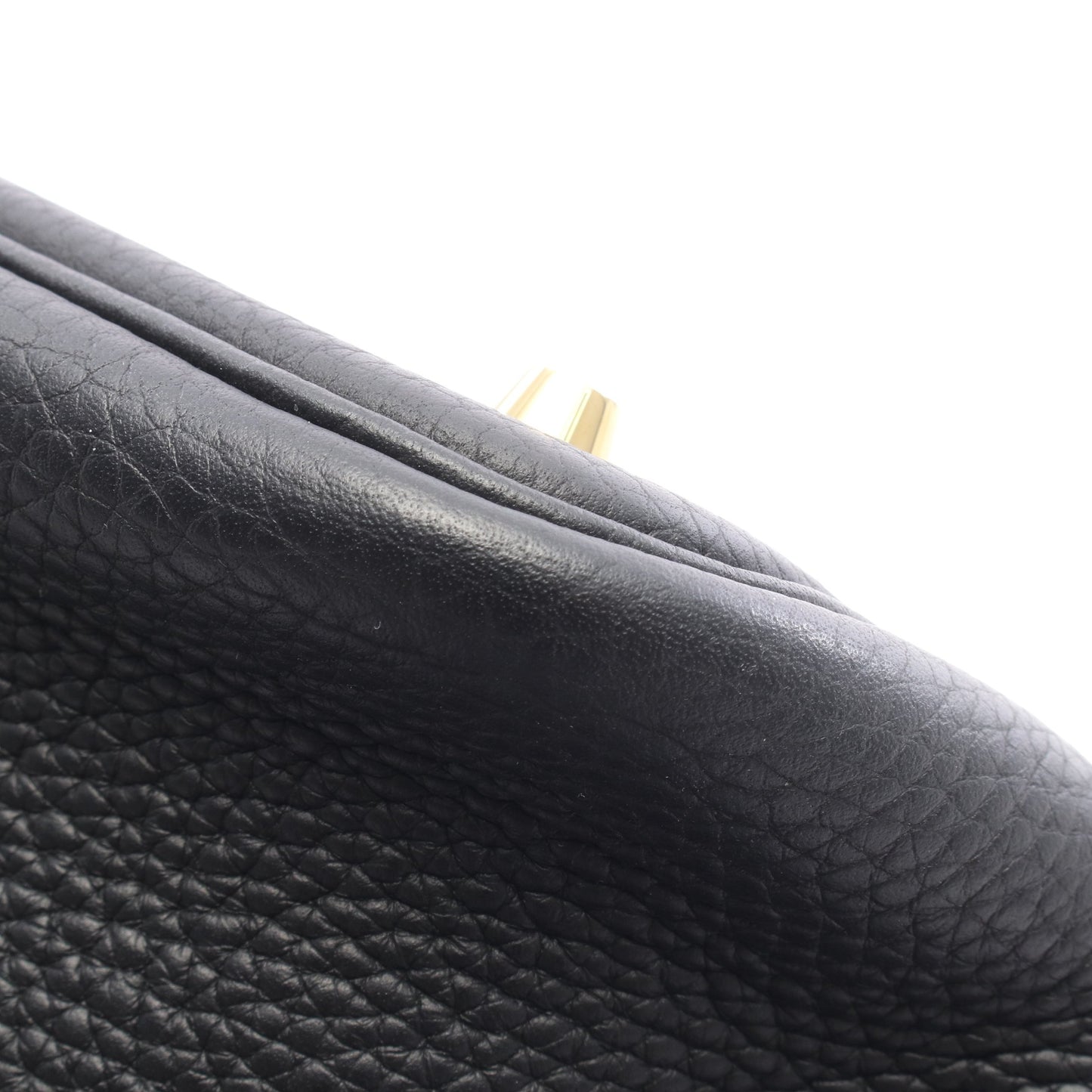 ピコタンロックMM ハンドバッグ トリヨンクレマンス ブラック ゴールド金具 U刻印 エルメス