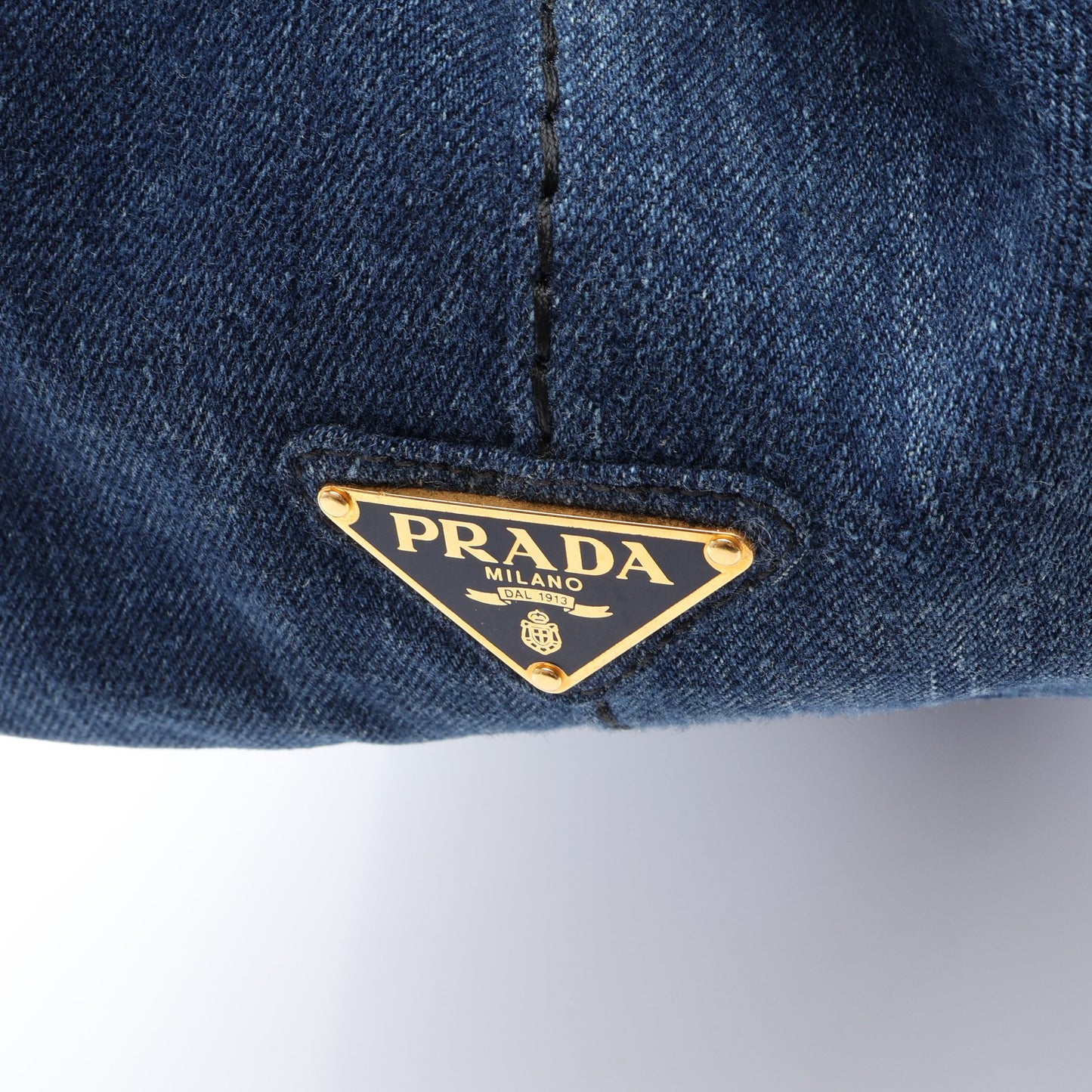 DENIM CANAPA カナパ ハンドバッグ トートバッグ デニム インディゴブルー プラダ
