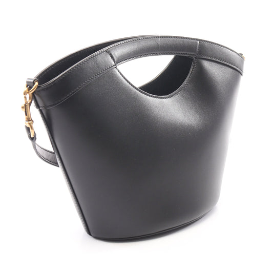 セリア ミニ 2WAY ハンドバッグ レザー ブラック サンローランパリ バッグ SAINT LAURENT PARIS