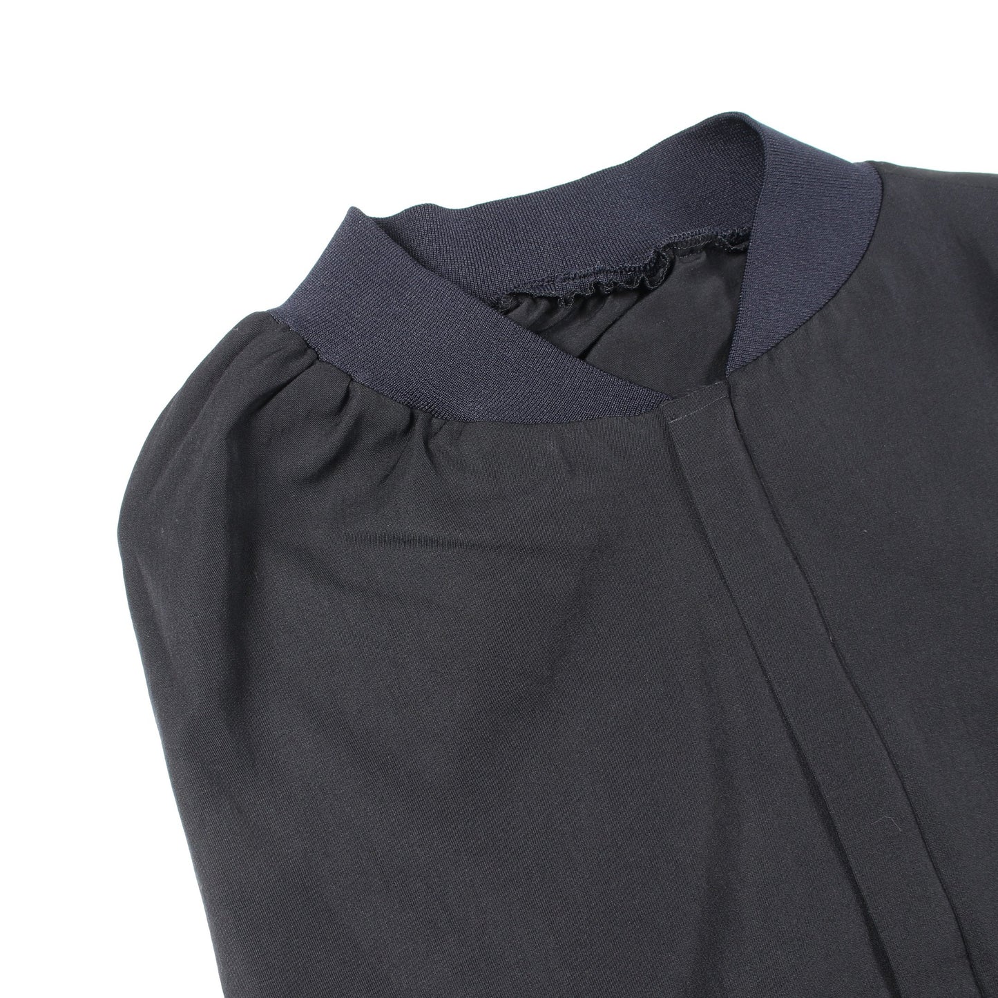 片袖 ジャケット ウール ネイビー ヨウジヤマモト アウター Yohji Yamamoto