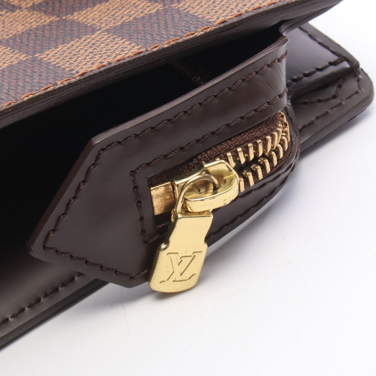 ヴェニスPM ダミエエベヌ ハンドバッグ トートバッグ PVC レザー ブラウン ルイヴィトン バッグ LOUIS VUITTON