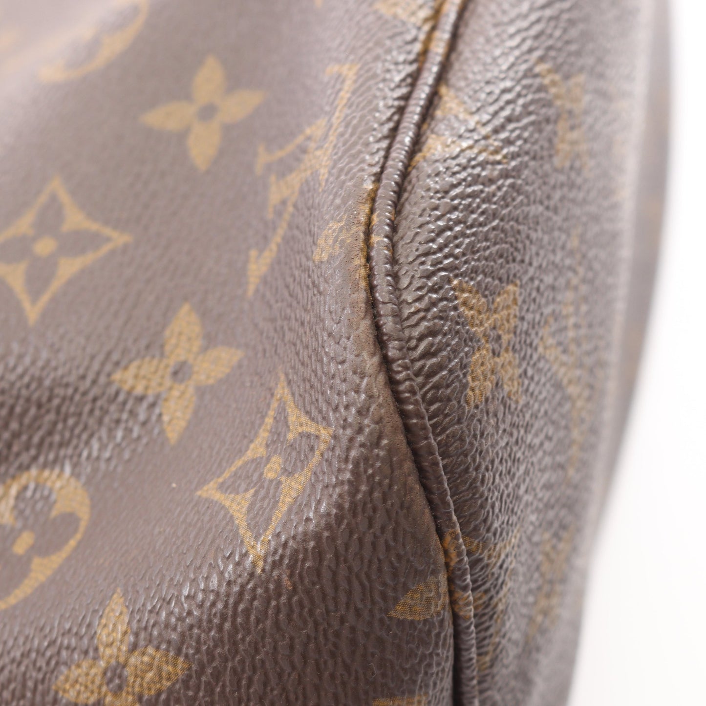 ネヴァーフルMM モノグラム ショルダーバッグ トートバッグ PVC レザー ブラウン ルイヴィトン バッグ LOUIS VUITTON