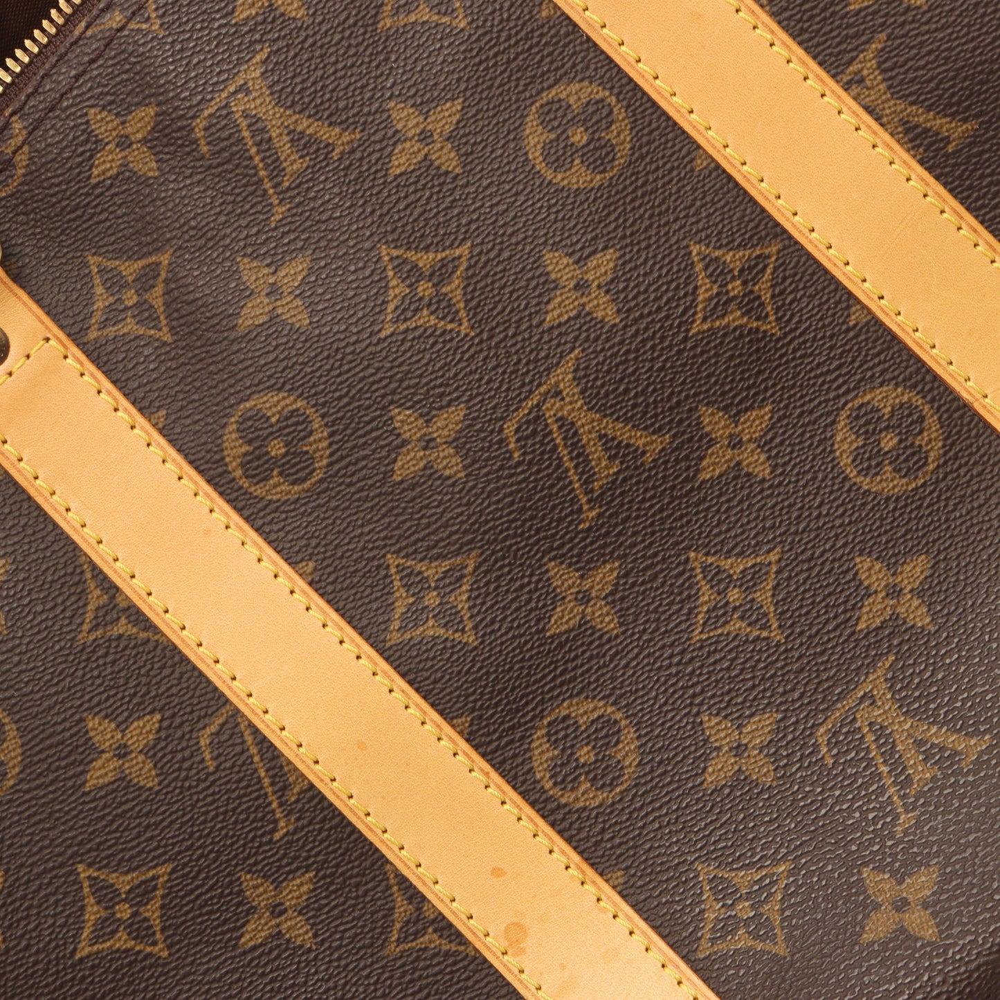 キーポル バンドリエール55 モノグラム 2WAY ボストンバッグ PVC レザー ブラウン ルイヴィトン バッグ LOUIS VUITTON