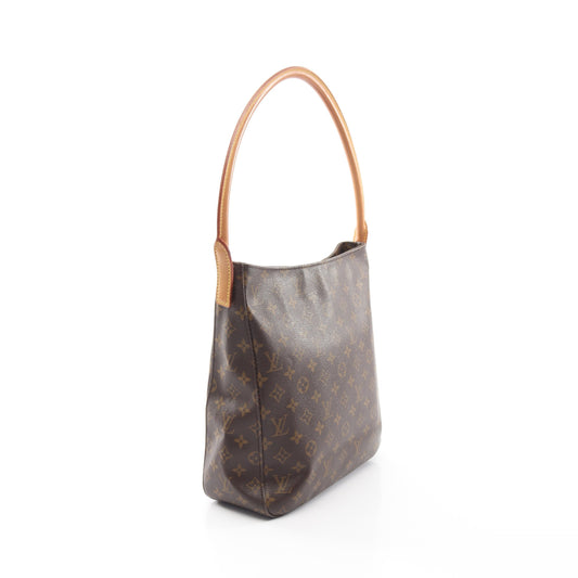 ルーピングGM モノグラム ショルダーバッグ PVC レザー ブラウン ルイヴィトン バッグ LOUIS VUITTON