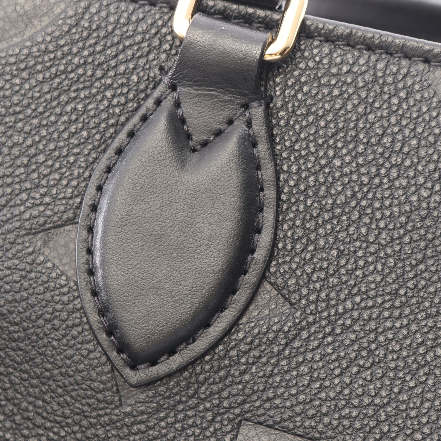オンザゴーPM モノグラムアンプラント ノワール 2WAY ハンドバッグ レザー ブラック ルイヴィトン バッグ LOUIS VUITTON
