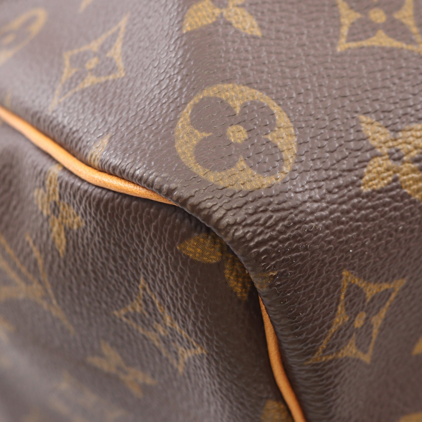 キーポル50 モノグラム ボストンバッグ PVC レザー ブラウン ルイヴィトン バッグ LOUIS VUITTON