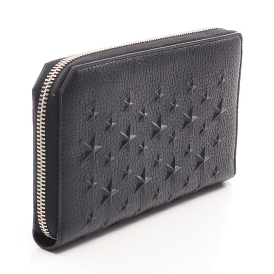 CARNABY スターエンボス ラウンドファスナー長財布 レザー ブラック ジミーチュウ 財布・小物 JIMMY CHOO