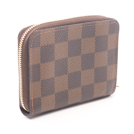 ジッピーコインパース ダミエエベヌ コインケース PVC ブラウン ルイヴィトン 財布・小物 LOUIS VUITTON