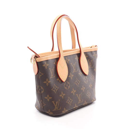 ネヴァーフルBB モノグラム ベージュ 2WAY ハンドバッグ PVC レザー ブラウン ルイヴィトン バッグ LOUIS VUITTON