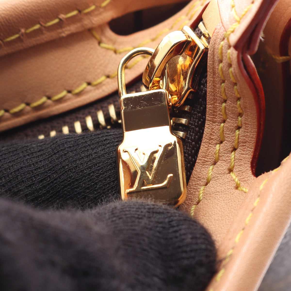 ネヴァーフルBB モノグラム ベージュ 2WAY ハンドバッグ PVC レザー ブラウン ルイヴィトン バッグ LOUIS VUITTON