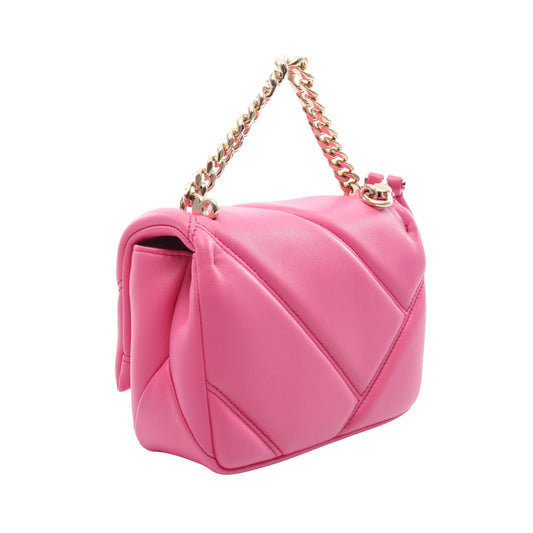 セルペンティ カボション ミニ 2WAY チェーンハンドバッグ レザー ピンク ブルガリ バッグ BVLGARI