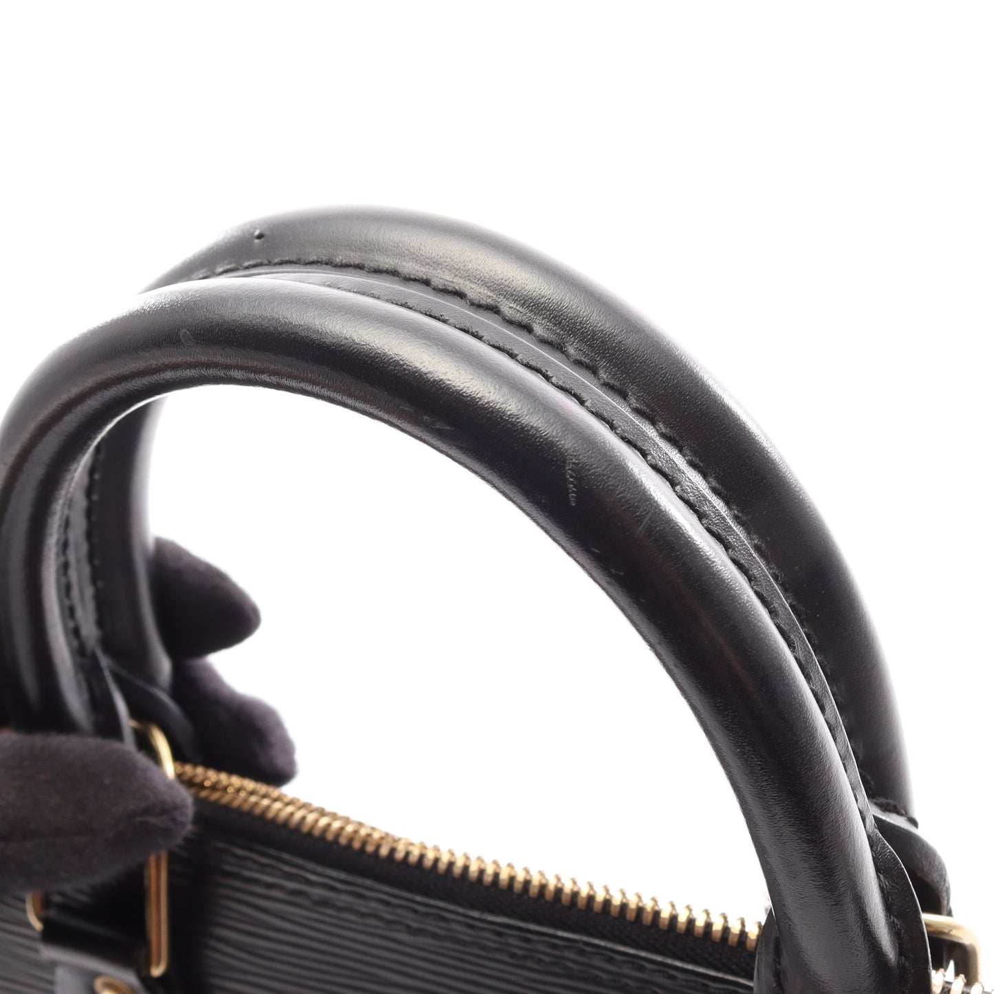 アルマ エピ ノワール ハンドバッグ レザー ブラック ルイヴィトン バッグ LOUIS VUITTON
