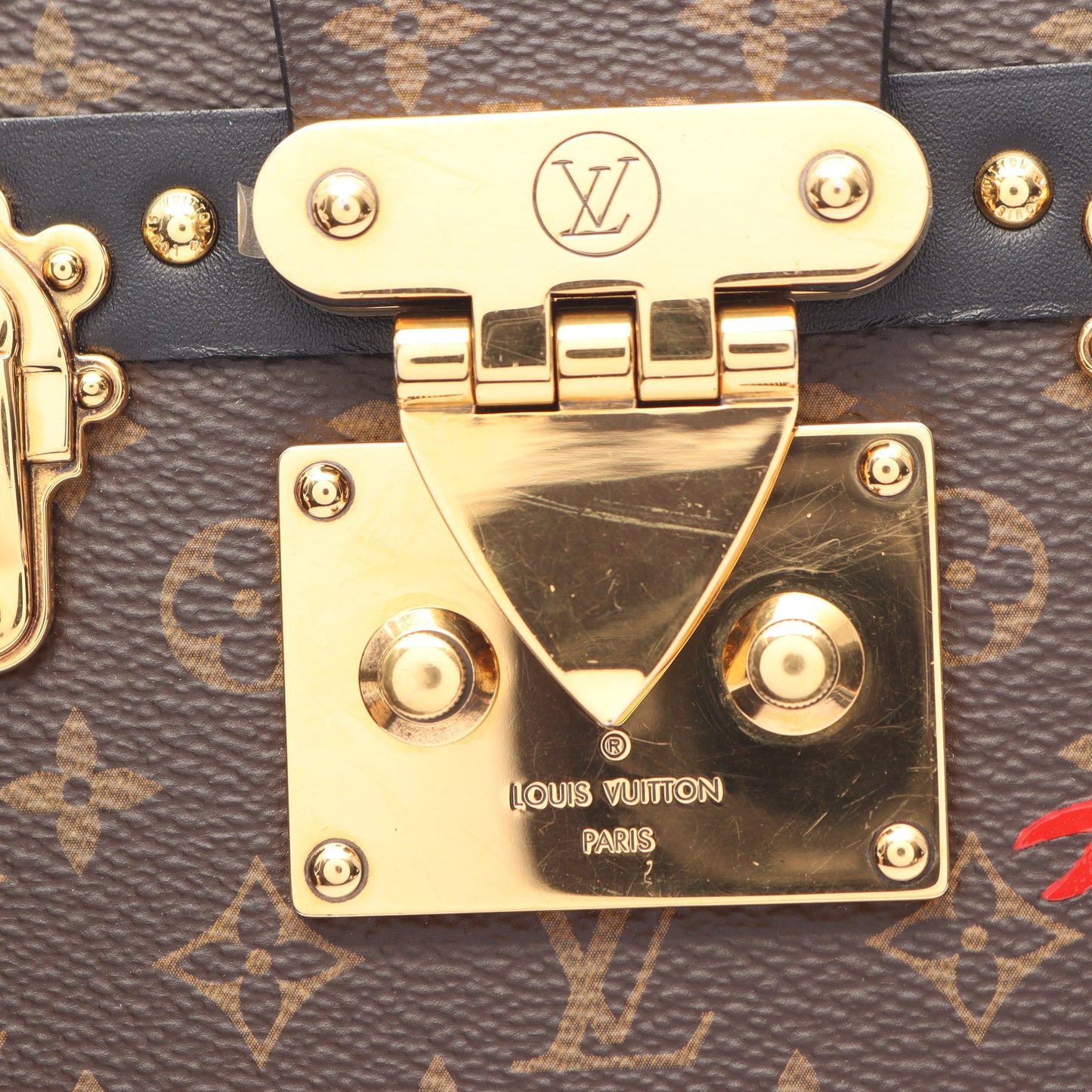 プティット マル モノグラム ショルダーバッグ PVC レザー ブラウン ブラック ルイヴィトン バッグ LOUIS VUITTON