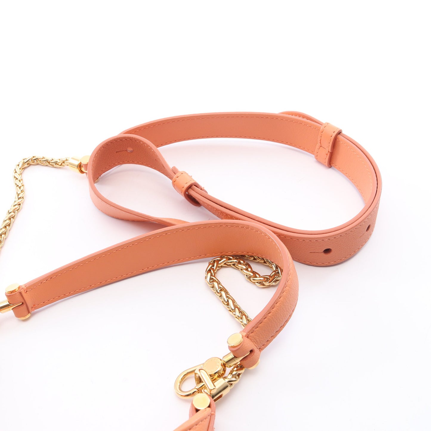 セルペンティ エリプス スモール 2WAY ショルダーバッグ レザー コーラルオレンジ ブルガリ