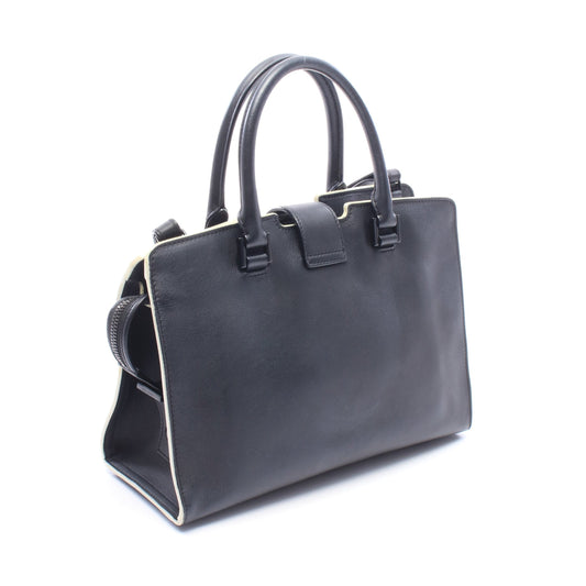 ベイビーカバス YSLライン 2WAY ハンドバッグ レザー ブラック サンローランパリ バッグ SAINT LAURENT PARIS