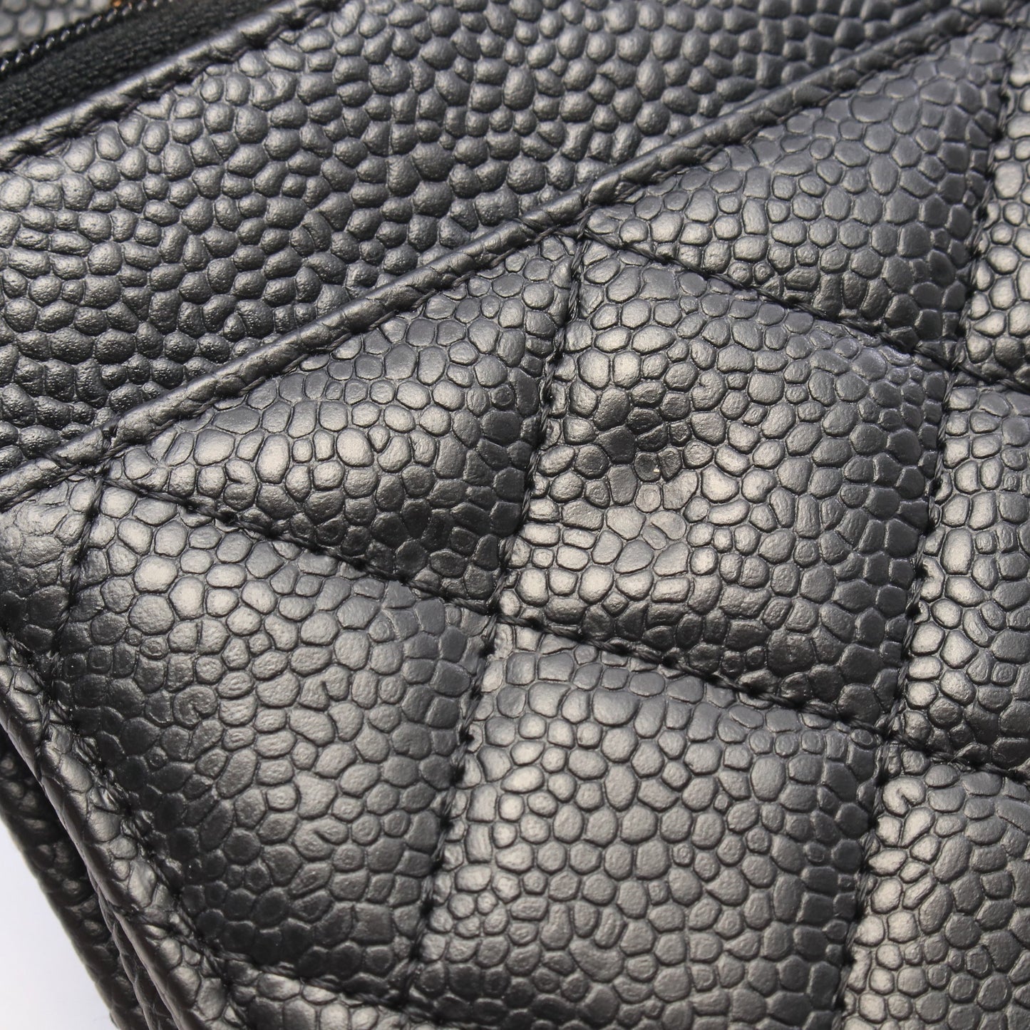 マトラッセ チェーンウォレット キャビアスキン ブラック ゴールド金具 シャネル バッグ CHANEL