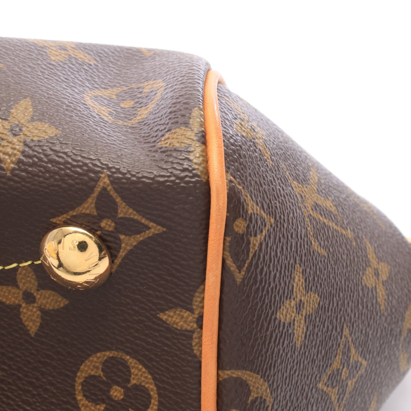 ティヴォリPM モノグラム ハンドバッグ PVC レザー ブラウン ルイヴィトン バッグ LOUIS VUITTON