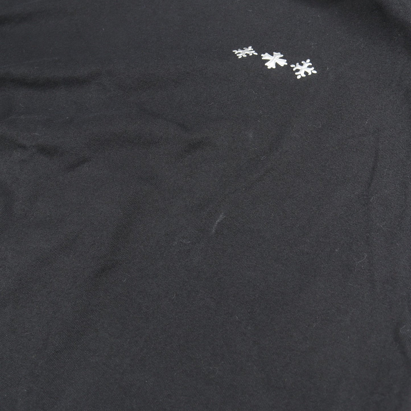 ロゴスタッズ 半袖Tシャツ コットン ブラック タトラス