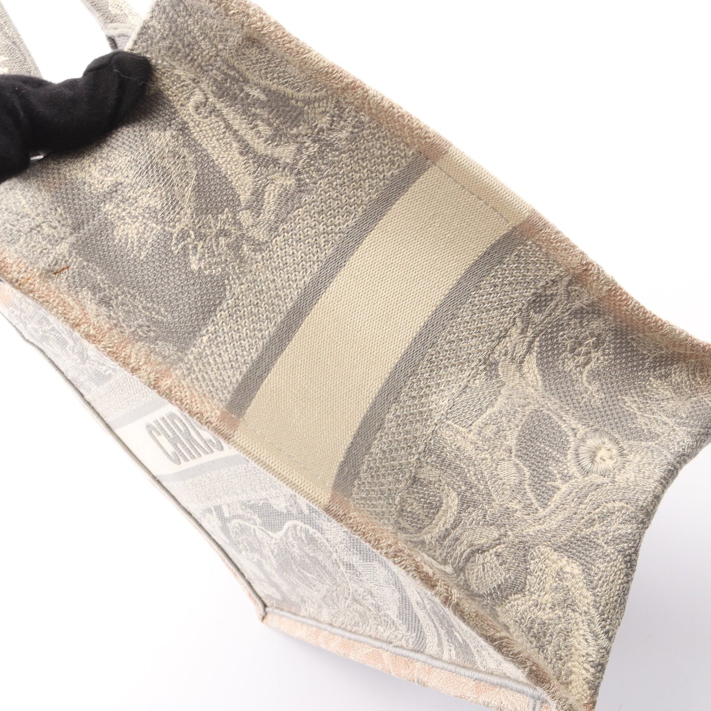 BOOK TOTE ブックトート ミディアム トワル ドゥ ジュイ ハンドバッグ トートバッグ キャンバス アイボリー グレー クリスチャンディオール