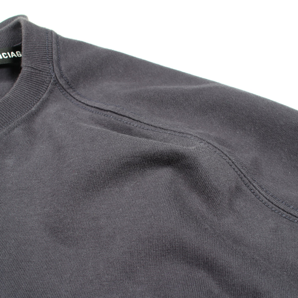 BBロゴ 半袖Tシャツ コットン ネイビー バレンシアガ トップス BALENCIAGA