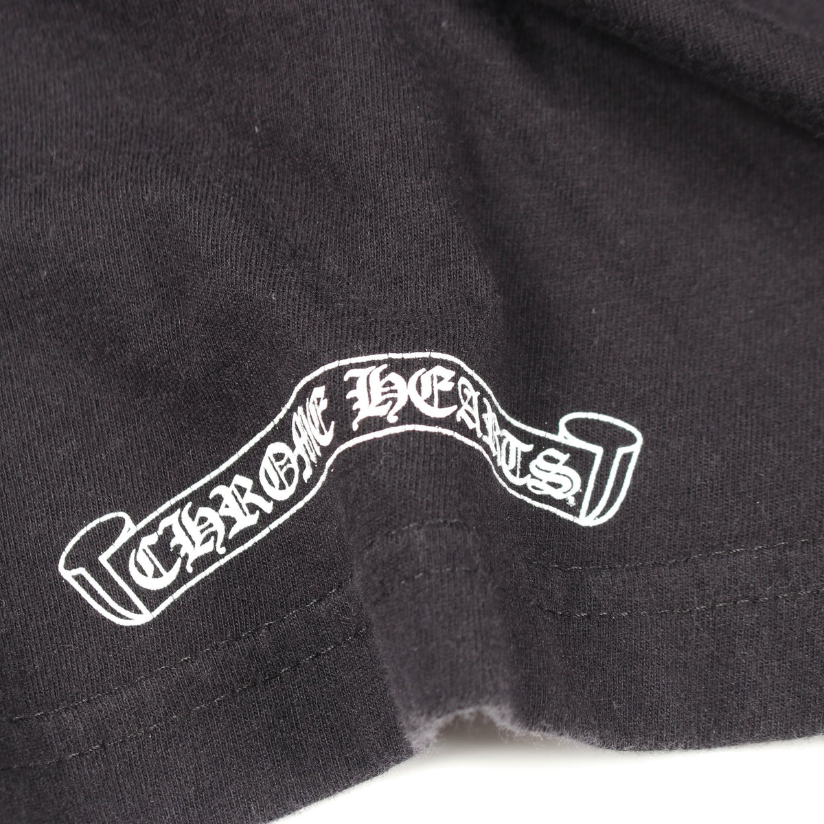 ネックロゴ 長袖Tシャツ コットン ブラック クロムハーツ トップス Chrome Hearts