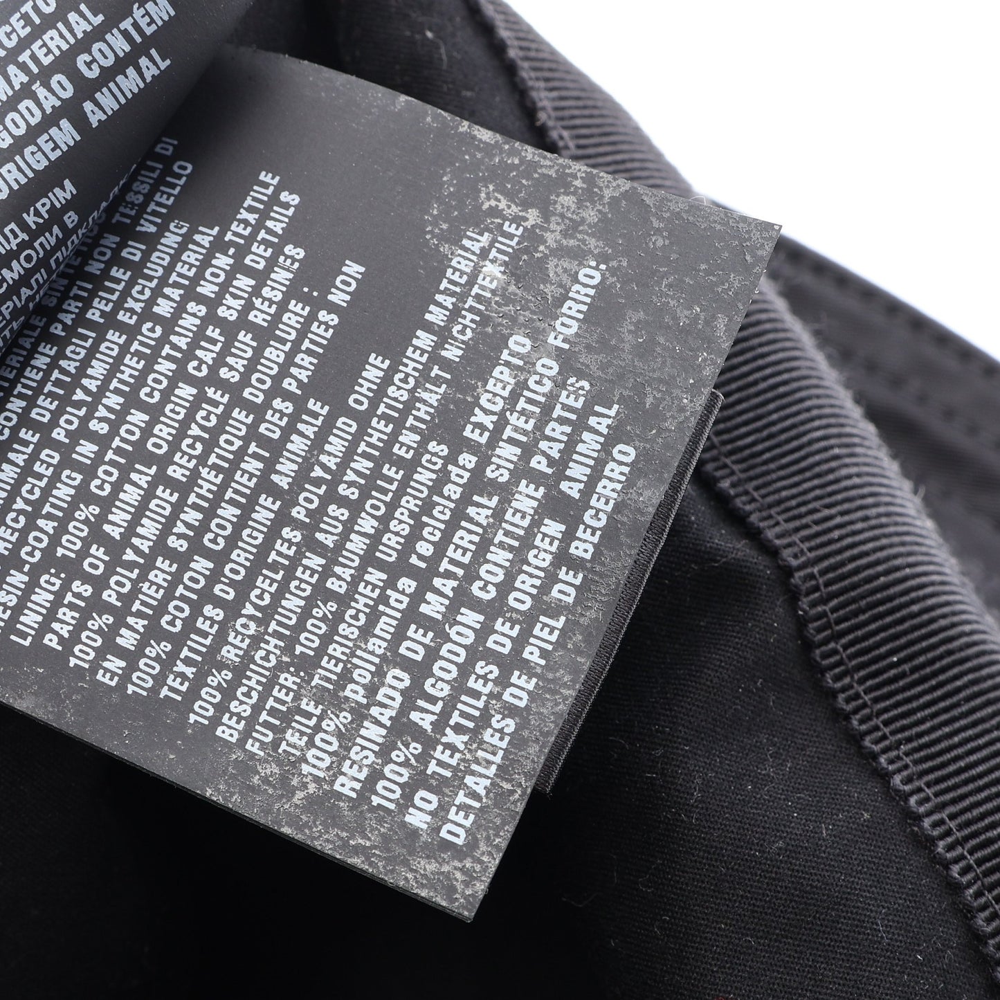 Re-Nylon 三角プレート バケット ハット ナイロン ブラック プラダ