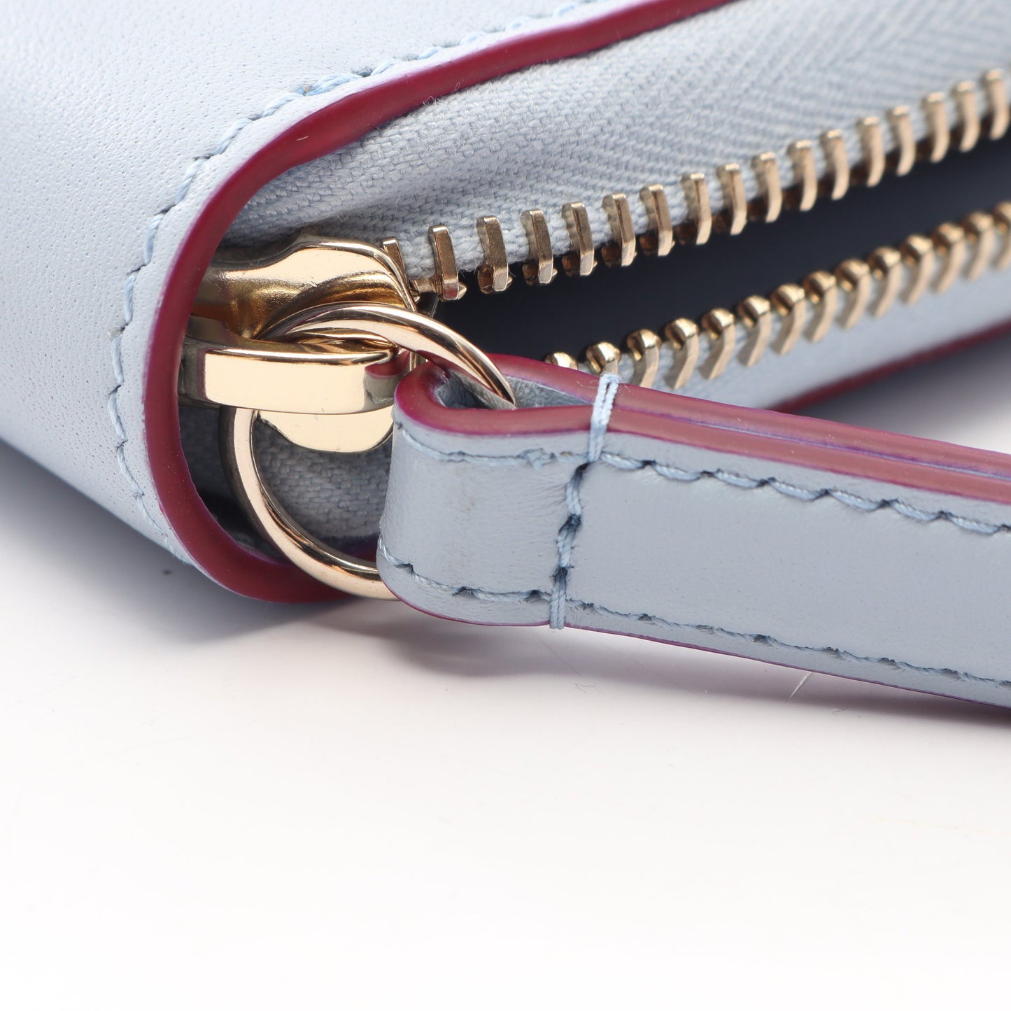 GUCCI × ヒグチユウコ ラウンドファスナー長財布 レザー ライトブルー マルチカラー グッチ 財布・小物 GUCCI