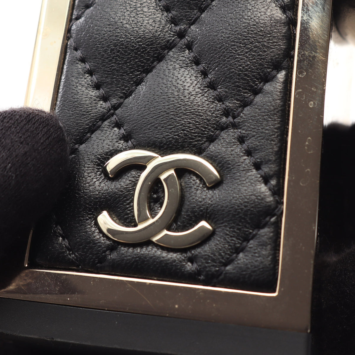 マトラッセ パンプス ラムスキン ブラック シャネル シューズ CHANEL