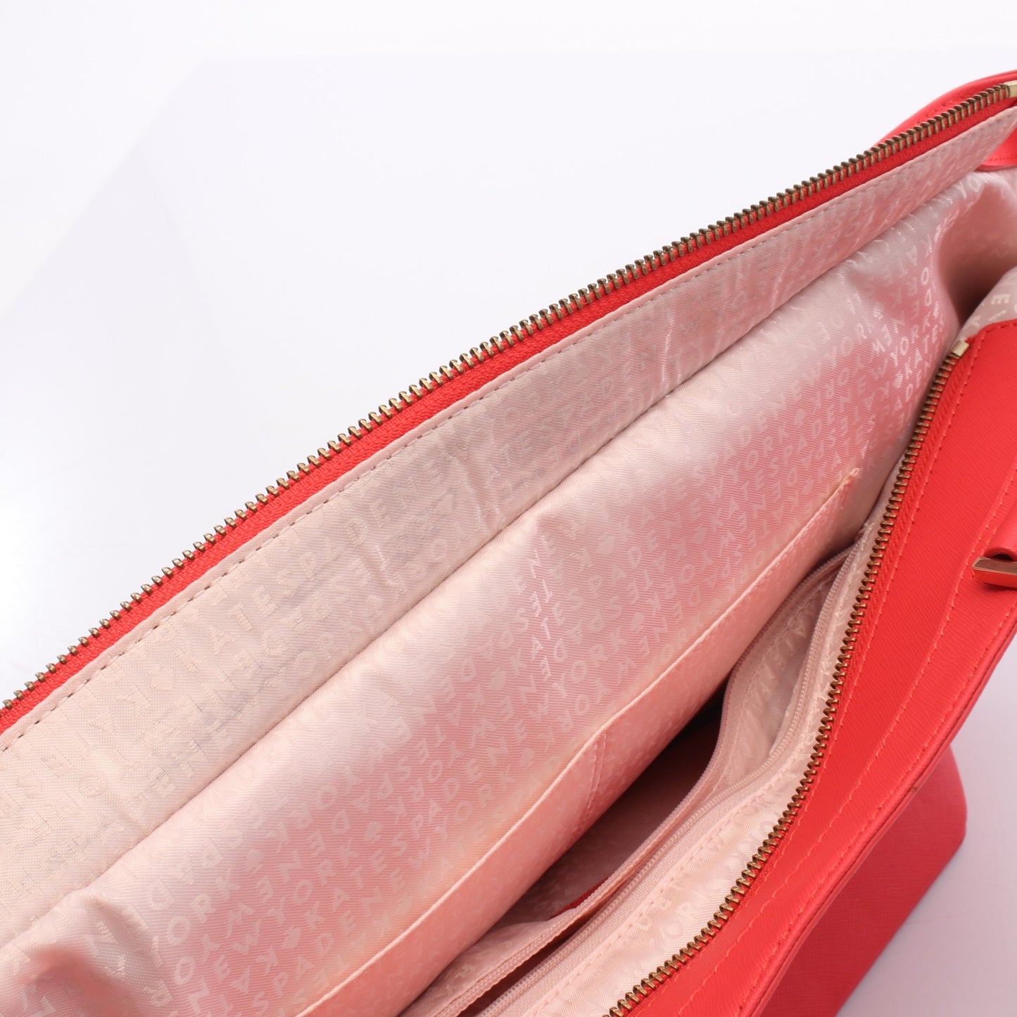 Walk on the Wild Side Flamingo Jules Tote ショルダーバッグ トートバッグ レザー オレンジレッド コーラルオレンジ マルチカラー ケイトスペード