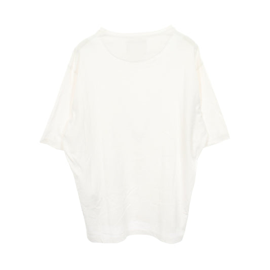 トライアングルロゴ 半袖Tシャツ コットン ホワイト プラダ トップス PRADA