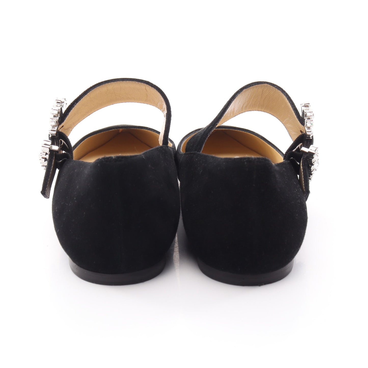 CHERI FLAT パンプス スエード ブラック ジミーチュウ