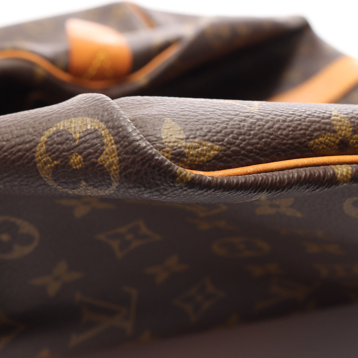 キーポル50 モノグラム ボストンバッグ PVC レザー ブラウン ルイヴィトン バッグ LOUIS VUITTON