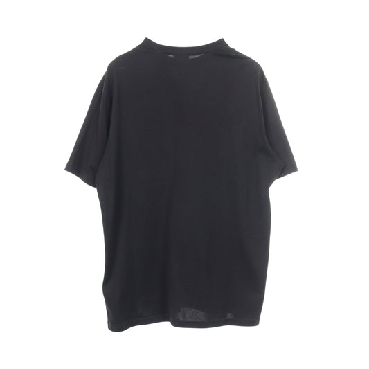 ELLISON PRT ロゴプリント 半袖Tシャツ コットン ブラック バーバリー トップス BURBERRY