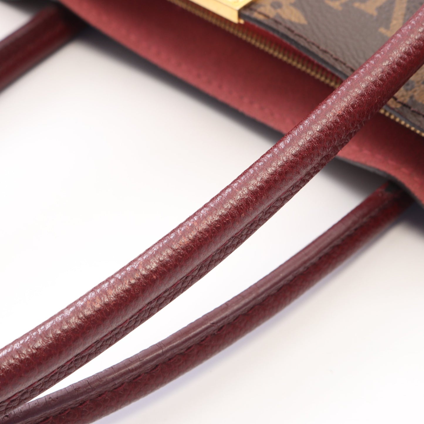 フランドリン モノグラム ネイビー モーヴ 2WAY ハンドバッグ PVC レザー ブラウン ネイビー ボルドー ルイヴィトン バッグ LOUIS VUITTON