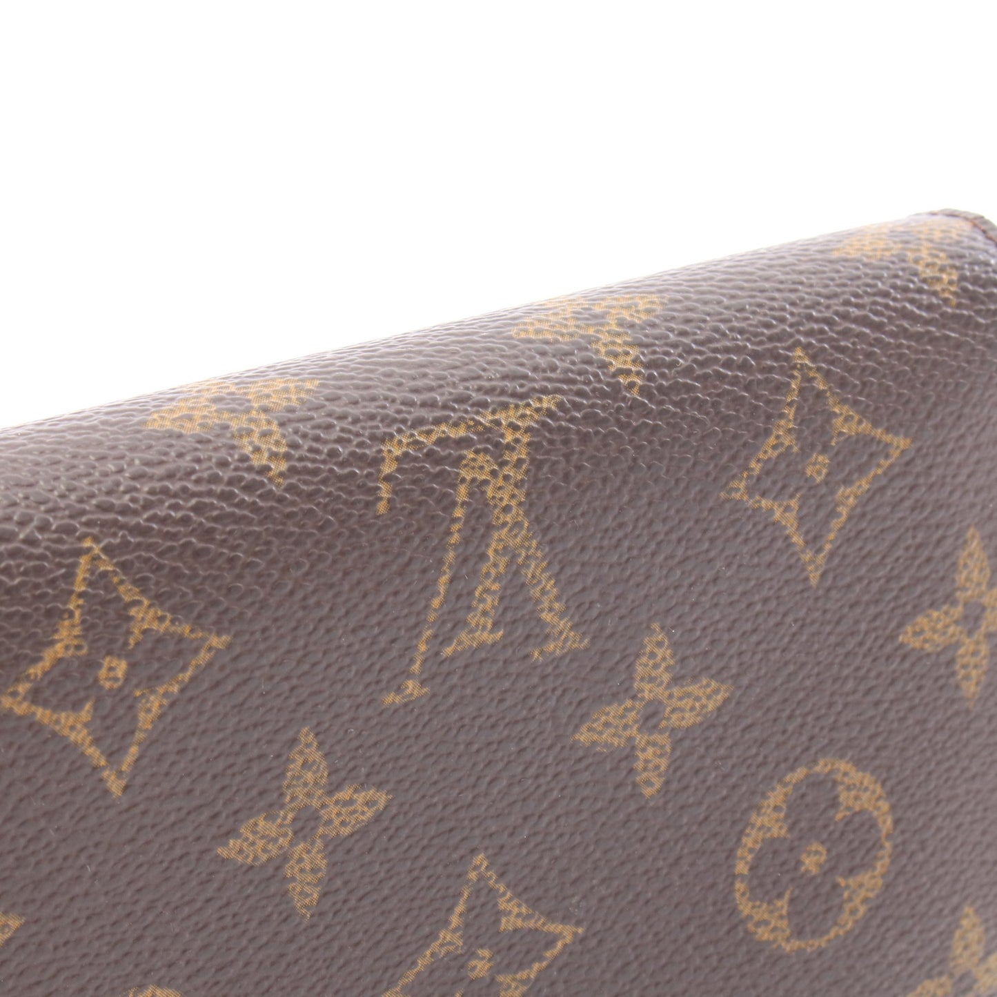 ポルトモネ ビエ トレゾール モノグラム 二つ折り財布 PVC レザー ブラウン ルイヴィトン 財布・小物 LOUIS VUITTON