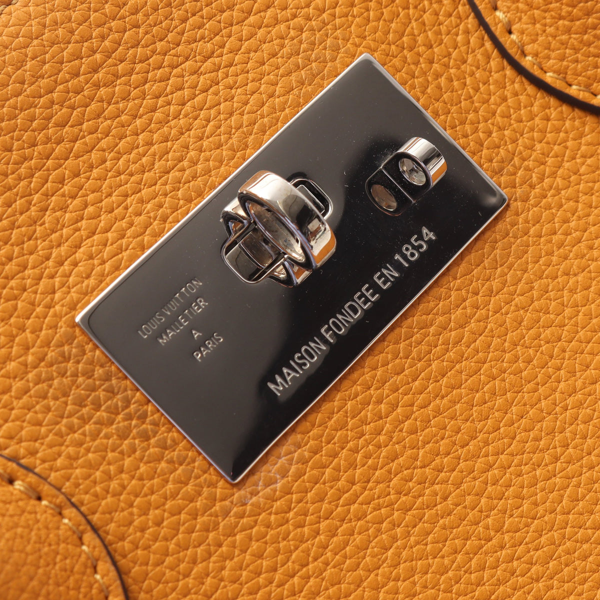 ミラ PM サフラン ハンドバッグ レザー オレンジ ルイヴィトン バッグ LOUIS VUITTON