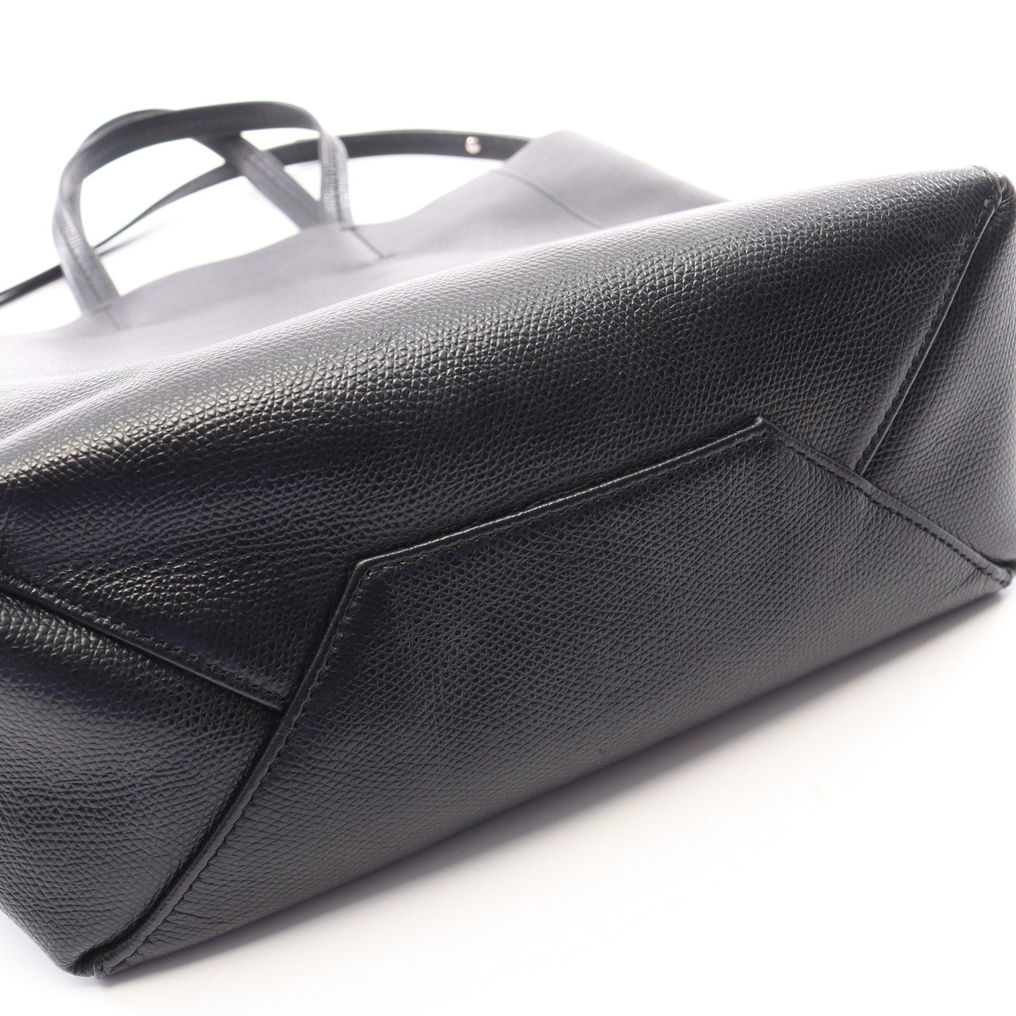 バーティカル スモール カバ 2WAY ハンドバッグ トートバッグ レザー ブラック セリーヌ バッグ CELINE