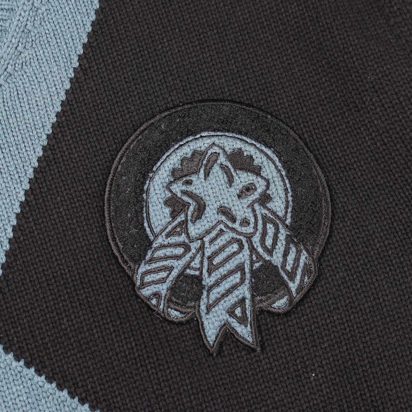 Candy Libris クロップド ニット コットン ナイロン シルク ブラック ブルーグリーン エルメス