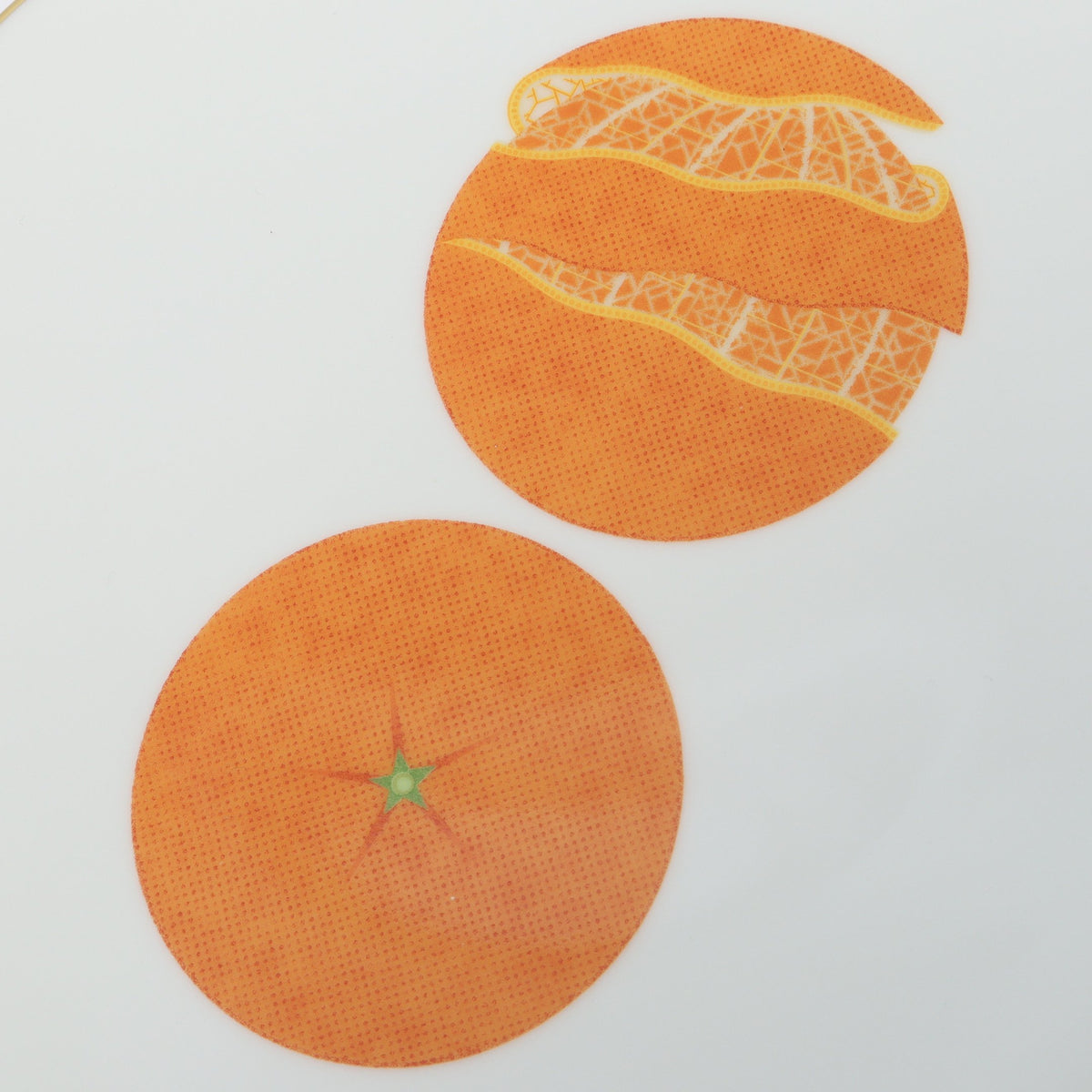 デザートプレート カオルミ 食器 ポーセリン ホワイト オレンジ エルメス 財布・小物 HERMES
