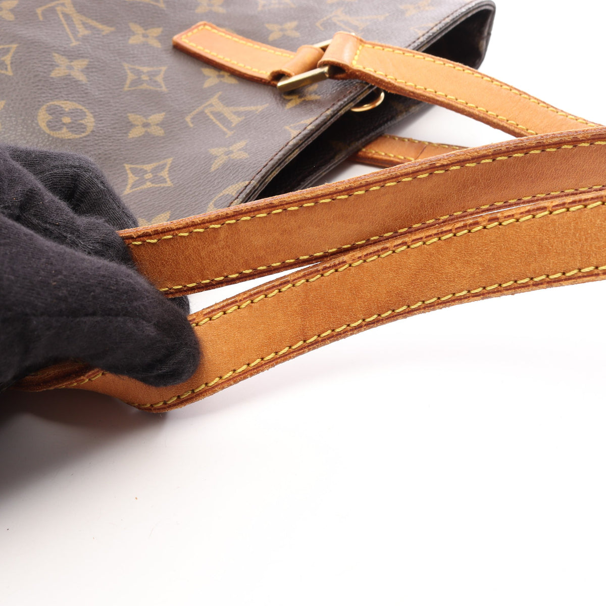ヴァヴァンGM モノグラム ショルダーバッグ トートバッグ PVC レザー ブラウン ルイヴィトン バッグ LOUIS VUITTON