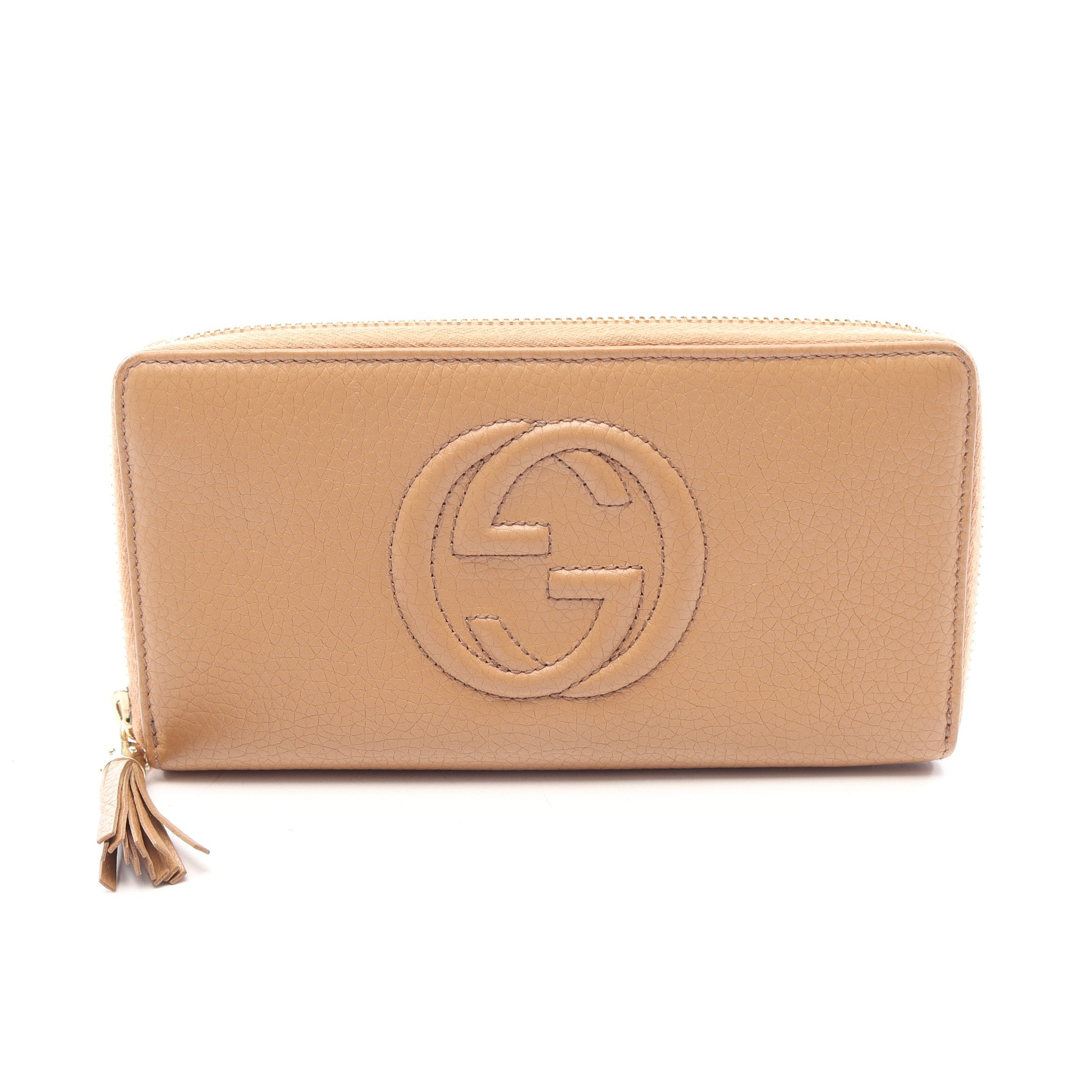GUCCI グッチ インターロッキングG 長財布 レザー ボルドー ソーホー インターロッキングG ラウンドファスナー長財布 レザー