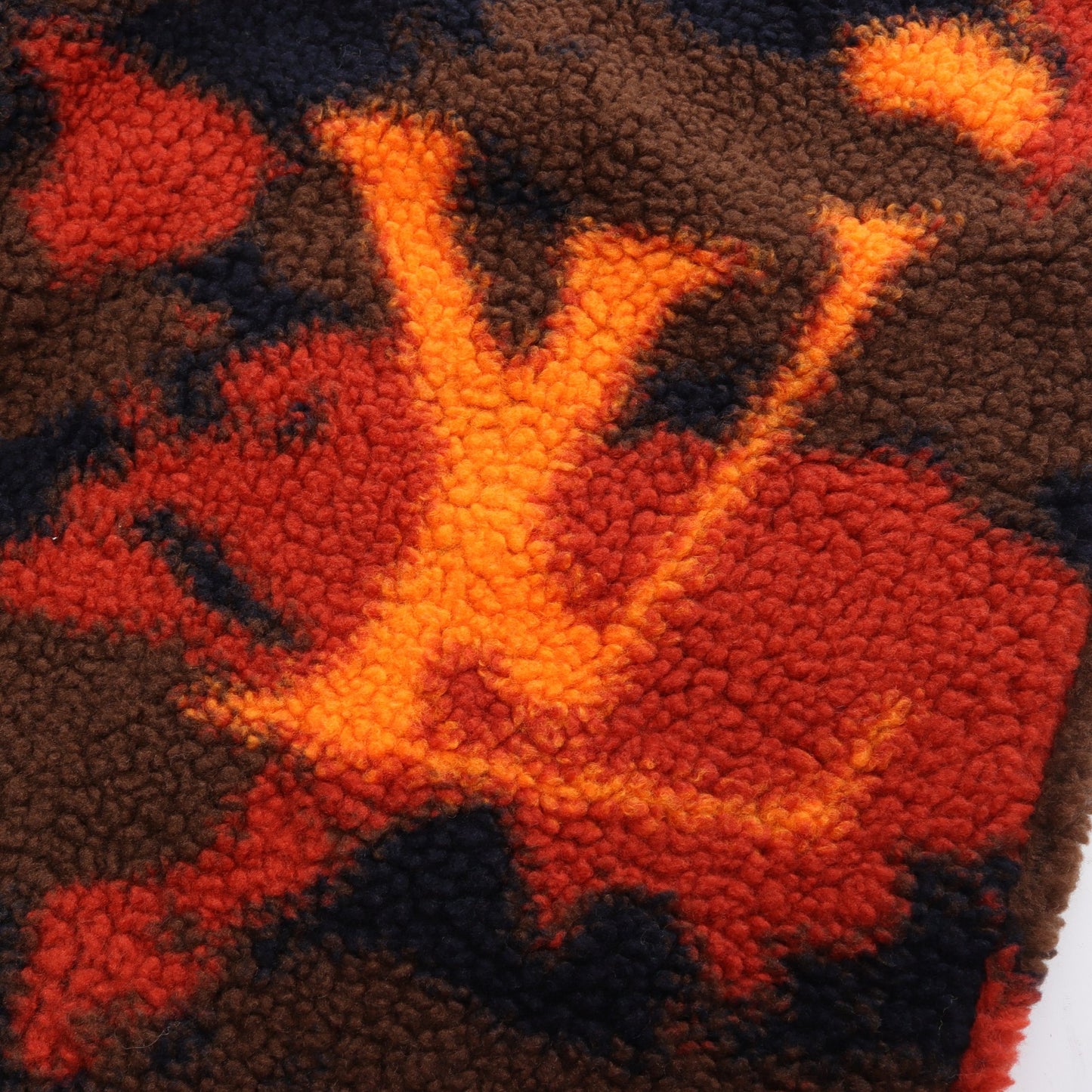 LV カモフラージュ ボア イージーパンツ ネイビー オレンジ マルチカラー ルイヴィトン