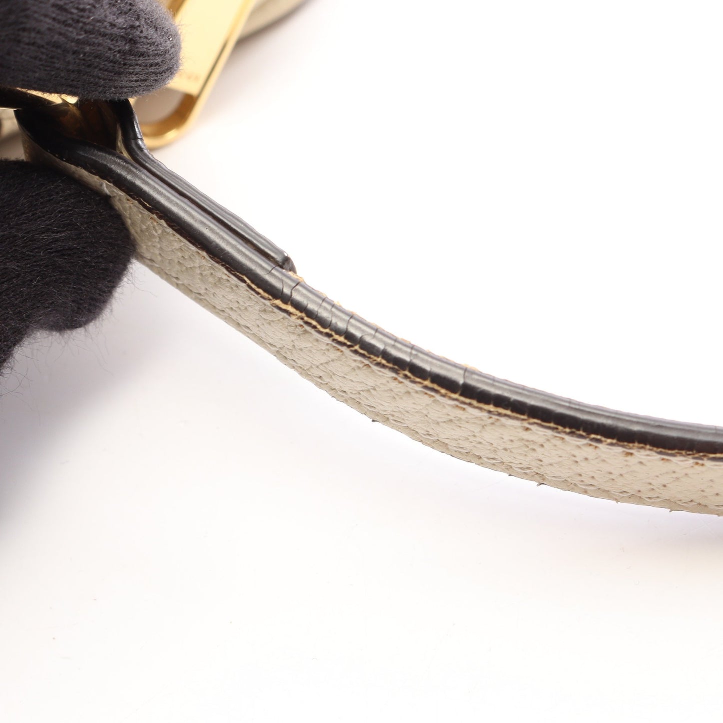 オフィディア GGスプリーム ショルダーバッグ PVC レザー ベージュ マルチカラー グッチ